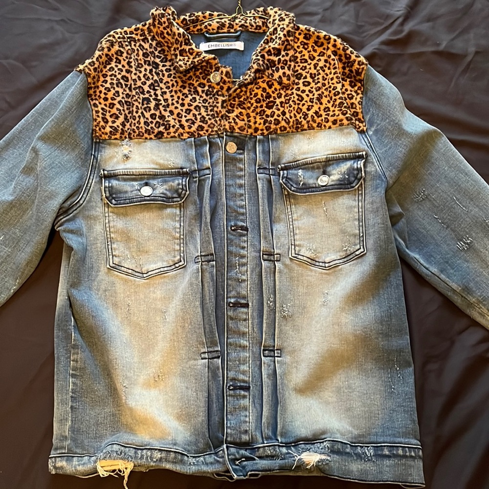 Embellish jean jacket